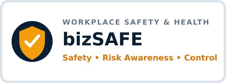 Singapore bizSAFE workplace safety programme badge